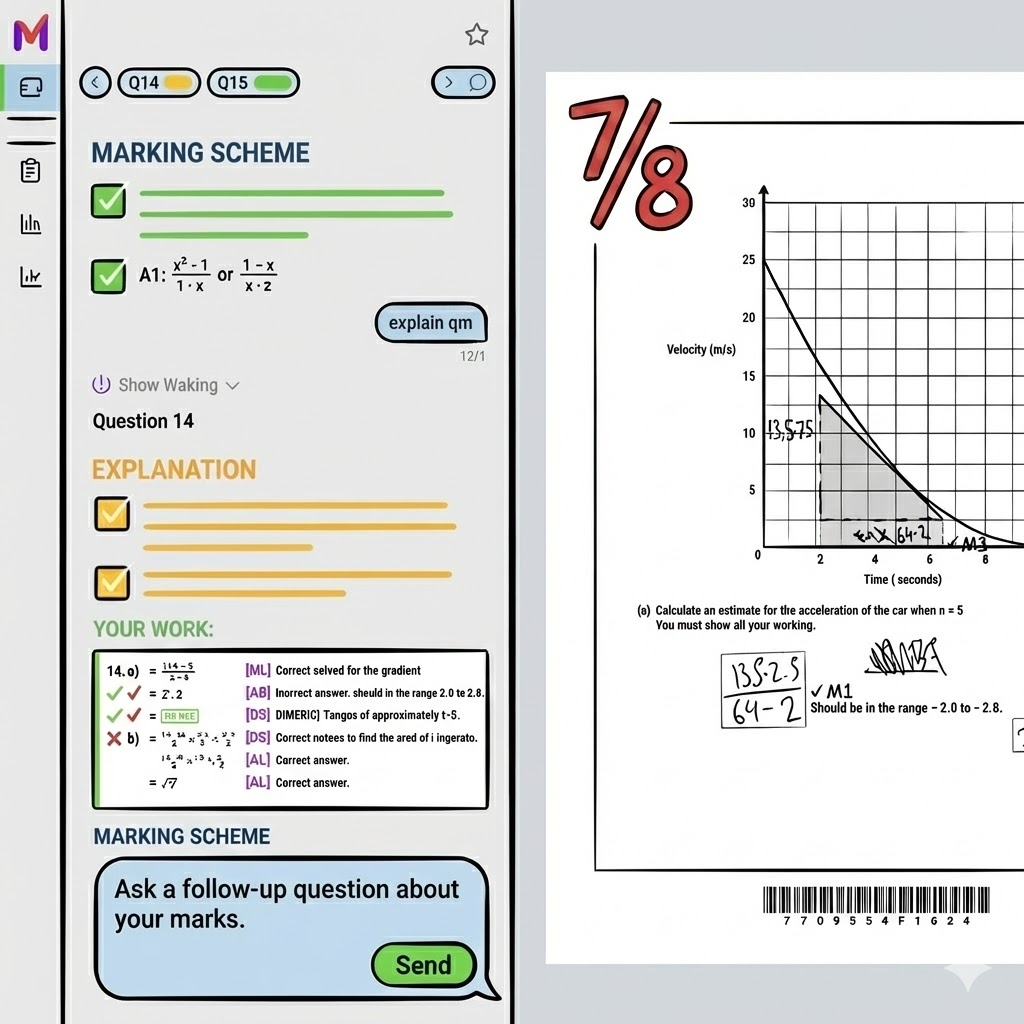 AI Marking | GCSE Maths Past Paper Grading & Feedback